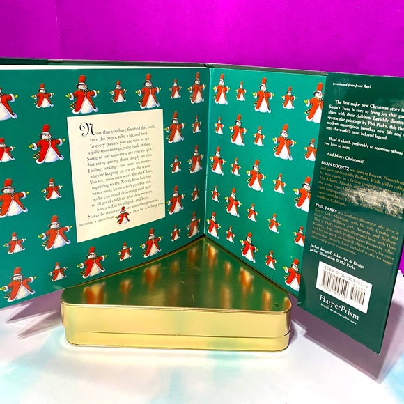 SANTA’S TWIN VTG 1996 HARDCOVER w/DUST JACKET CHRISTMAS BOOK VTG 1996 DE… - Picture 5 of 14